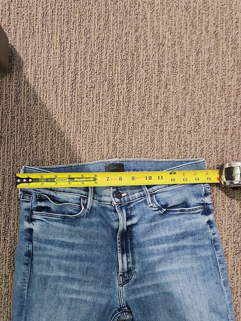 Mother The Midrise Dazzler Ankle Jeans in We The Animals Size 31 - Picture 8 of 16